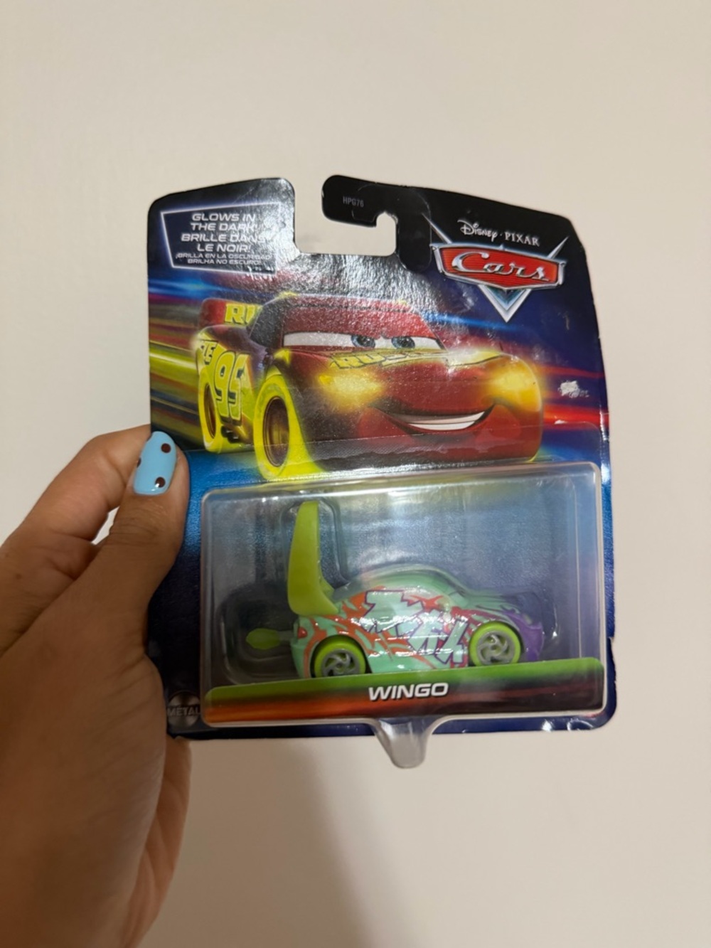Mattel Cars Wingo Toy Car - Lime Green and Purple